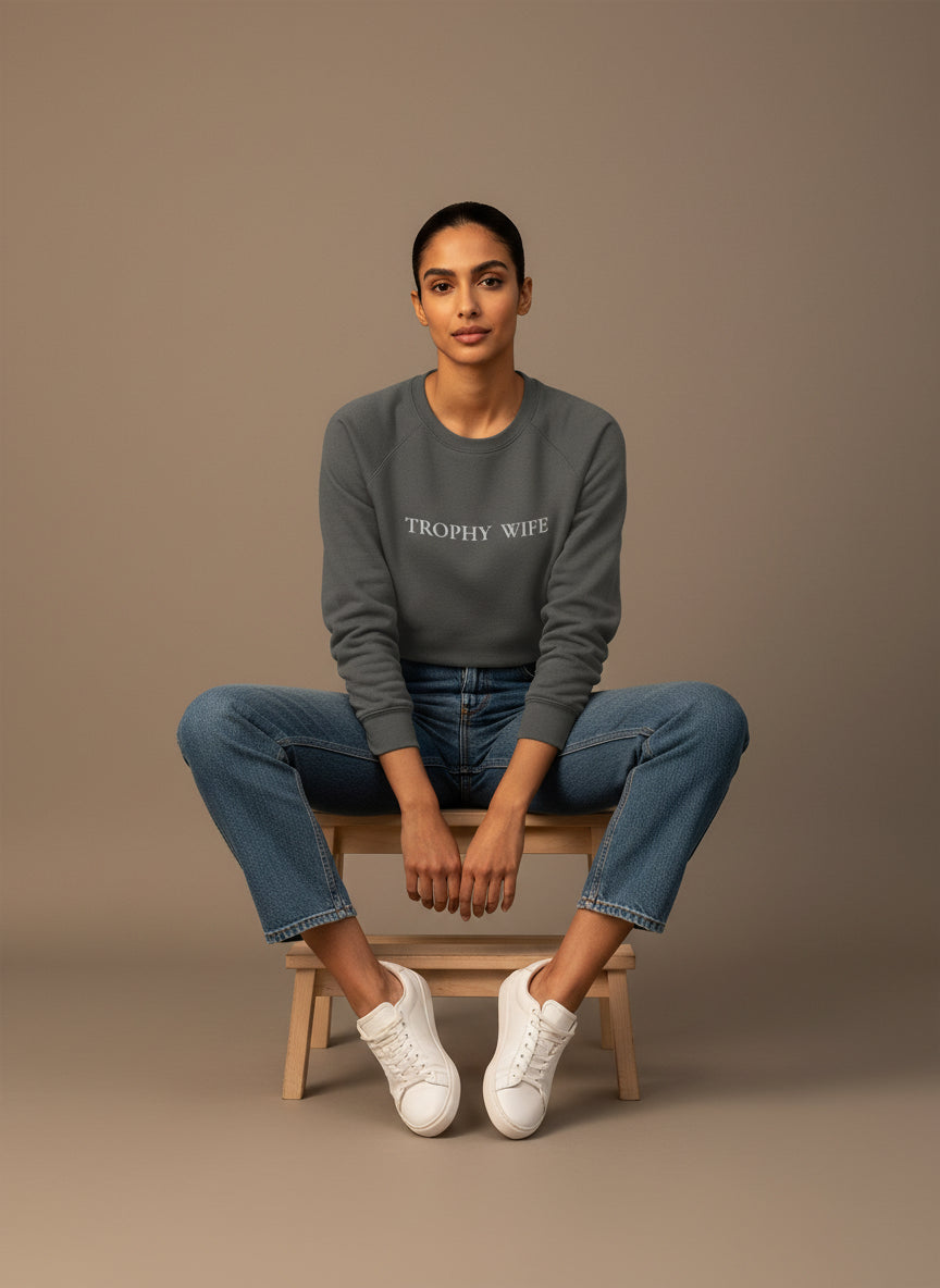 Trophy Wife Embroidered Sweatshirt