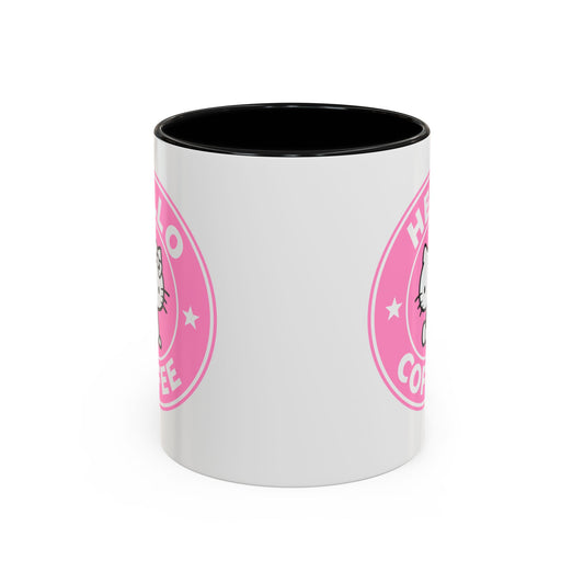 Hello Kitty Hello Coffee Black Accent Coffee Mug, 11oz