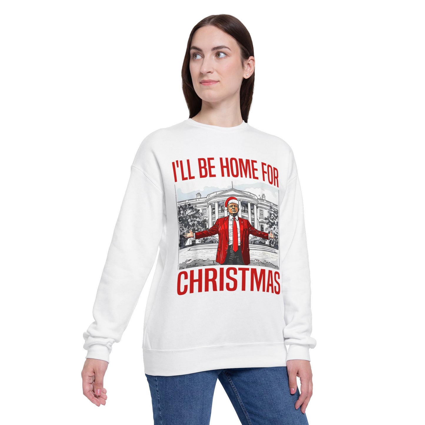 Funny Trump Ugly Christmas Sweater for Republicans