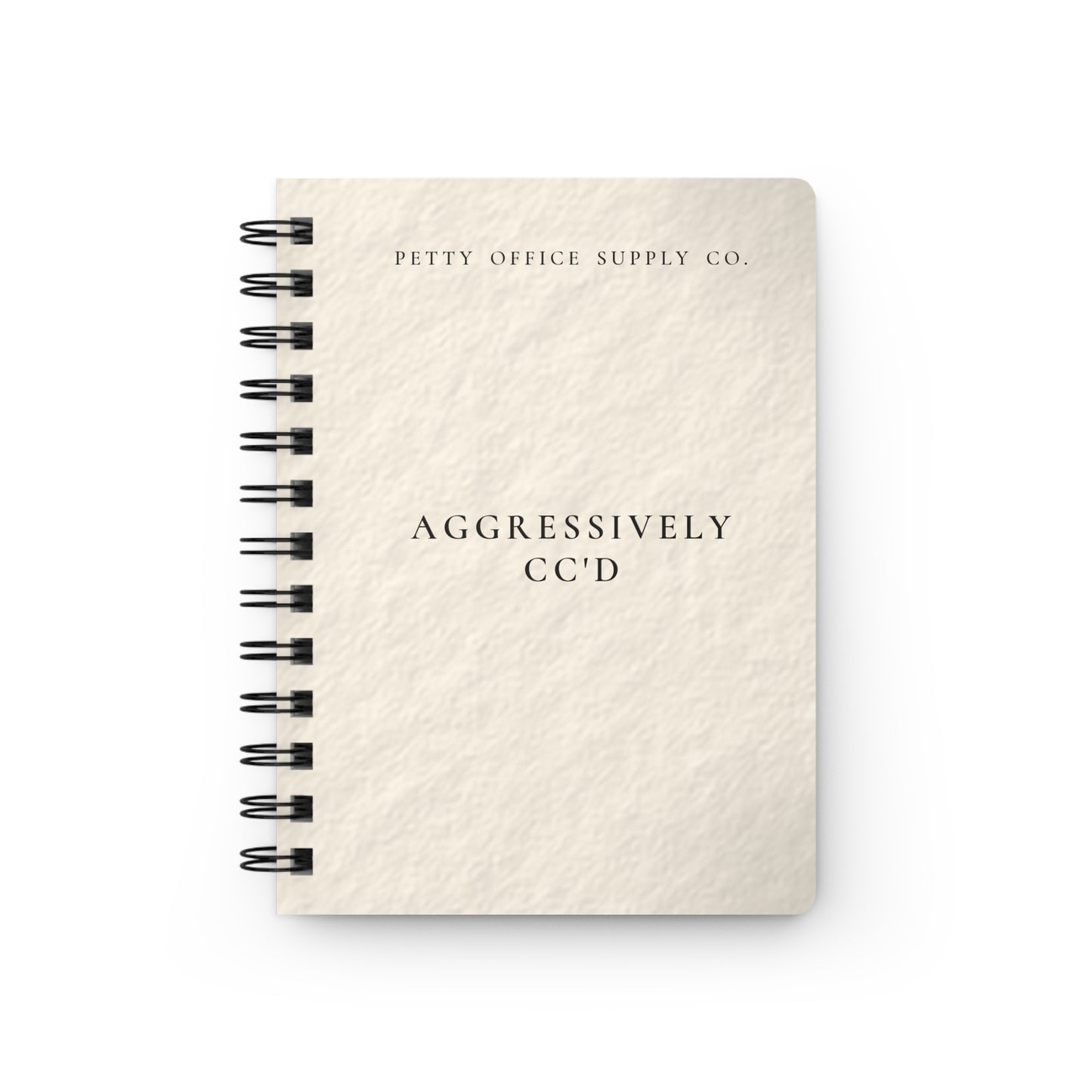 Aggressively CC'd Spiral Bound Journal