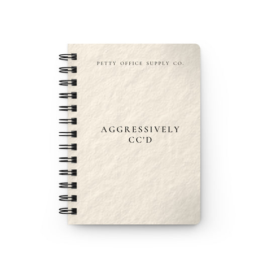 Aggressively CC'd Spiral Bound Journal
