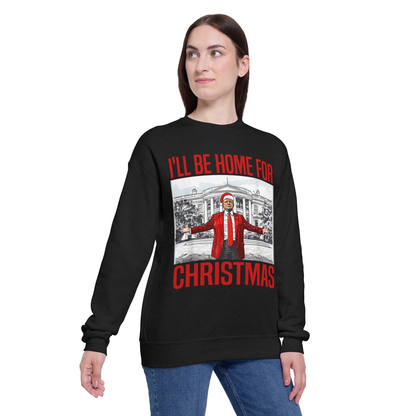 Funny Trump Ugly Christmas Sweater for Republicans