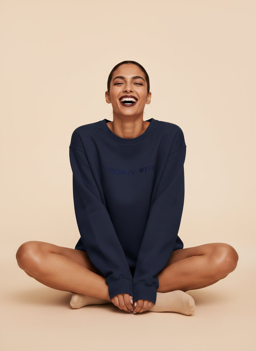 Trophy Wife Embroidered Sweatshirt