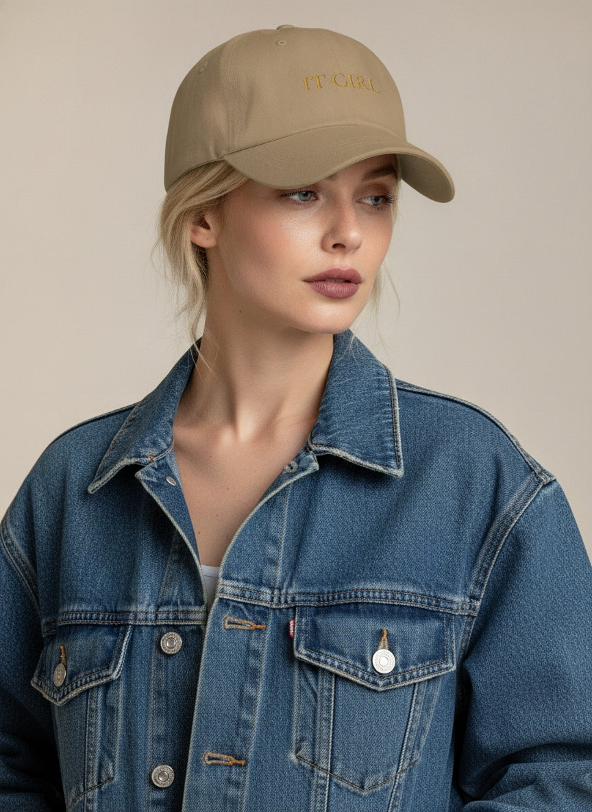 IT GIRL Embroidered Dad Hat