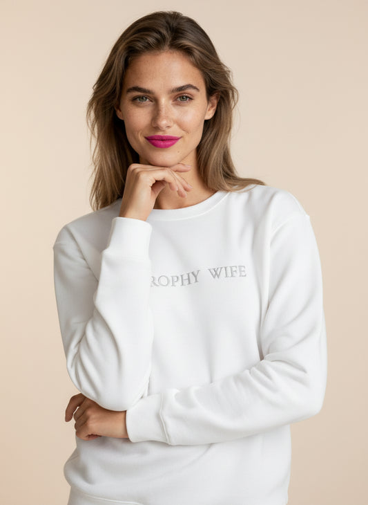 Trophy Wife Embroidered Sweatshirt
