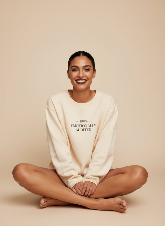 100% Emotionally Audited Crewneck Sweatshirt