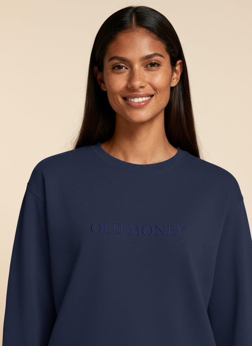Old Money Embroidered Sweatshirt