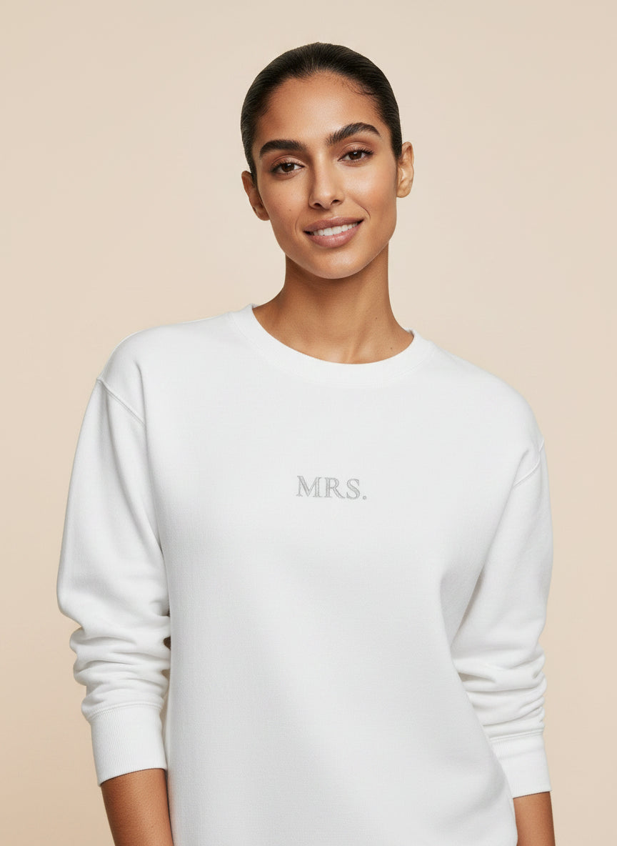 Mrs. Embroidered Sweatshirt