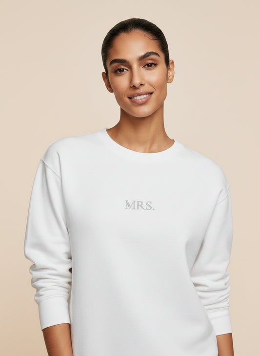 Mrs. Embroidered Sweatshirt