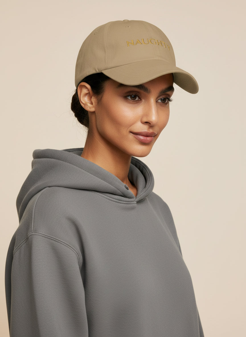 Naughty Embroidered Dad Hat