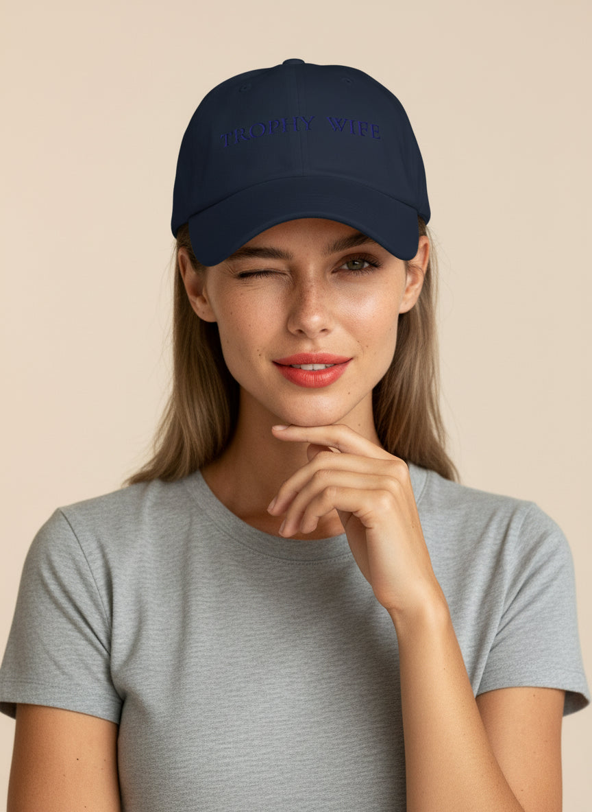 Trophy Wife Embroidered Dad Hat